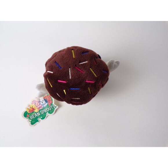 Entenmann's Plush Sprinkles Cupcake Stuffed Beanbag Bean Sprouts 6" 1998 Limited - Picture 4 of 4